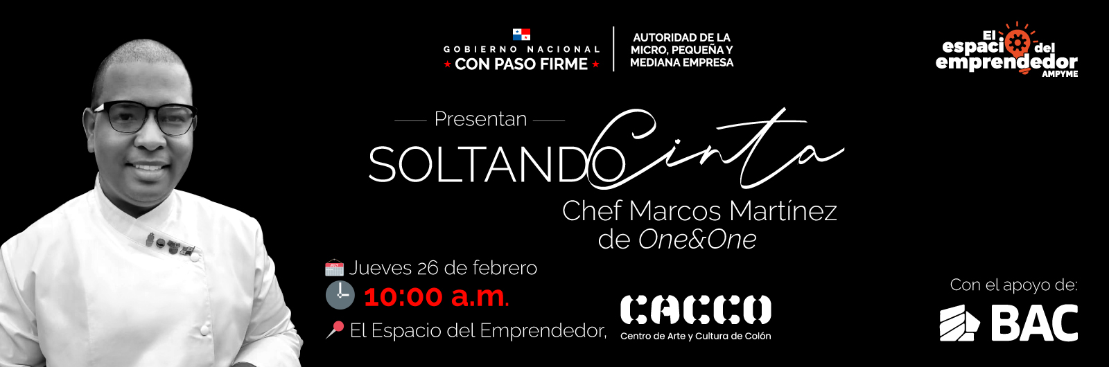 Soltando Cinta – Chef Marcos Martínez de One&One