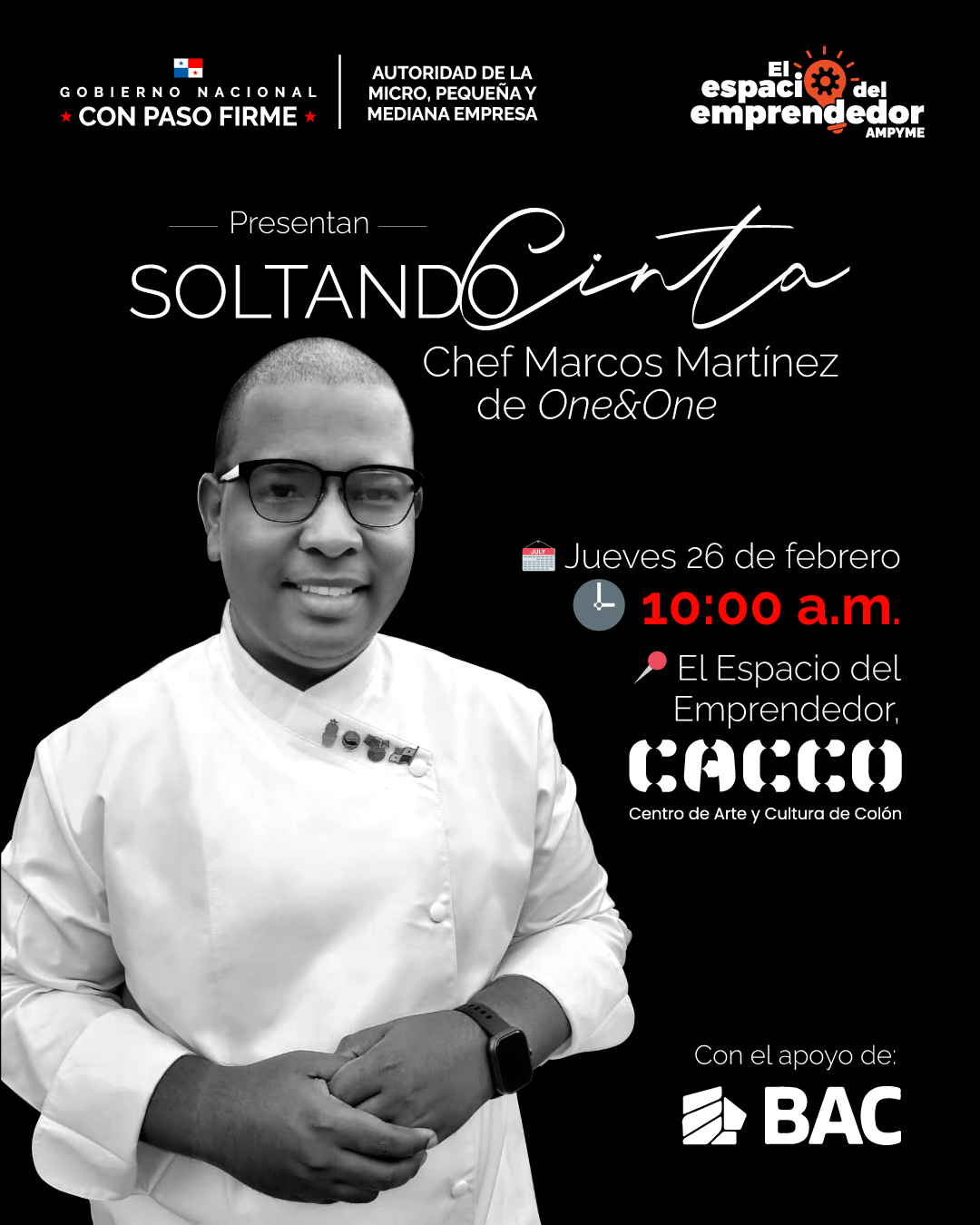 Soltando Cinta – Chef Marcos Martínez de One&One
